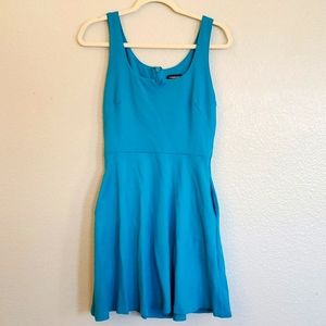 Bebe blue dress w/ pockets